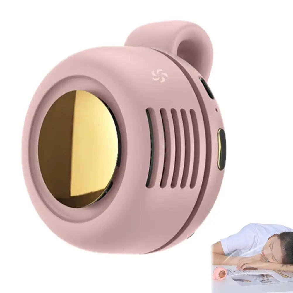 AirClip Mini Bladeless Fan - Silent, Clip-On, 3-Speed Portable Cooling